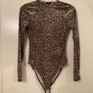 Cheetah print bodysuit